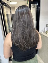 エトラ 渋谷店(etora)&nbsp;小顔へア アッシュカラーグレージュハイライトカラー◎