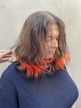 ヴァーディ オモテサンドウ(Vardy omotesando) キツネカラー・オレンジカラー・ダブルカラー・裾カラー