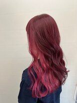 セブンルックスクレオ(7LOOKS creo) インナーカラー レッドカラー