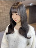 【girland】ダークチョコブラウン　韓国風/レイヤーカット