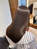 カット + 艶髪Premium酸性縮毛矯正￥16,500→￥13,000
