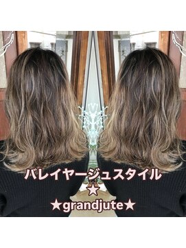 グランジュテ(grandjute) イルミナカラー　縮毛矯正　トリートメント　ヘッドスパ　韓国