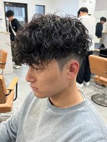 マッシュスパイラルパーマツイストスパイラル波巻きメンズ