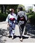 《カップル割》ヘアセット+浴衣【￥10,000円～】