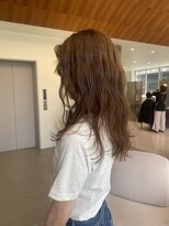 ローレンアオ(LOREN AO)&nbsp;ベージュカラー/夏カラー/ウェーブ/レイヤーロング