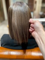 エミュー 大船店(emue)&nbsp;大船オリーブベージュグレージュ髪質改善カラーブラウンカラー◆