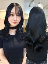 ミョンシル&nbsp;レイヤーカット/ブルーブラック