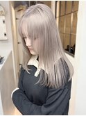 韓国レイヤーカット/ブリーチ/レイヤーカット/ダブルカラー