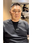 短髪メンズサイドパート刈り上げショート梅田メンズ