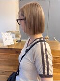 <111>切りっぱなし×ブリーチ・ダブルカラー♪レイヤーカットも