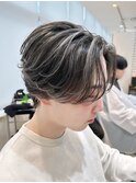 韓国フェザーパーマメンズカット学割