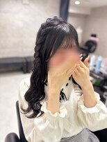 ヘア サロン クラン ソア 心斎橋店(hair salon clan soar)&nbsp;編みたらし