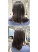 《吉田光ノ丞》縮毛矯正/グレージュカラー