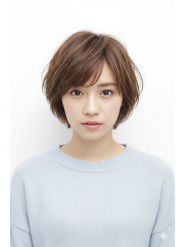 ソレイユ(Soleil) ショートボブ【レイヤー】【面長】【くせ毛】【小顔】【ボブ】