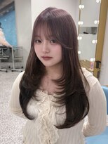 ボタン 熊本(VOTAN)&nbsp;水光カラー/レイヤーカット/髪質改善/中明度/韓国ヨシンモリ