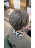脱　白髪染め