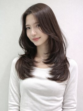 オーロ 塚口店(ORO) 小顔くびれレイヤー×透明感ブラウン