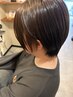 カット＋全体カラー＋頭浸浴￥12500