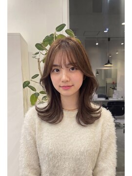 トレ(tre.) 髪質改善 レイヤースタイル 大人可愛い