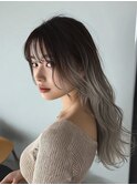バレイヤージュ×ミルクティー<20代30代40代50代>
