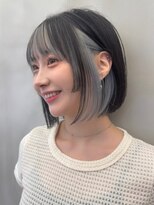 ロンドルーチェ 心斎橋(Lond luce)&nbsp;ナチュラルショート×ミルクブラウン［心斎橋/髪質改善/ボブ］
