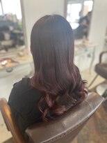スニップヘア(snip hair)&nbsp;ワインレッドカラー