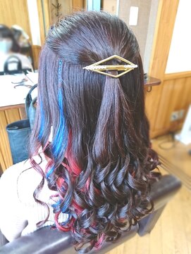 エクステンション クーチャー(Extention Cu'cha) 量産型巻き ハーフアップ