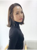 大人のインナーカラーロブ