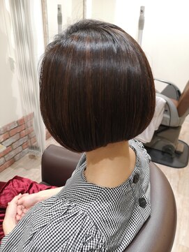 ルシードスタイル クリザンテーム ミニボブ×ハイライト