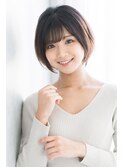 tocca 難波　前髪カット×ボブ