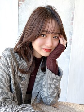 アフロート ルヴア(AFLOAT RUVUA) るなstyle 20代30代40代 韓国風くびれヘア 顔周りレイヤー 新宿