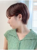 エモージュ前髪薄めバング小顔カットマッシュショート