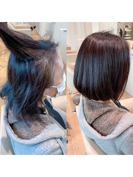 ニコ ヘアー(nico hair) ココナッツストレート　クセ毛悩み縮毛矯正　岡崎nicohair