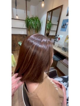 ソウルメイト(soul mate) シークレットハイライト×ベージュ×Dr.care髪質改善treatment