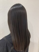 アッシュ 仙川店(Ash)&nbsp;ロング　顔周りハイレイヤー　髪質改善トリートメント　縮毛矯正