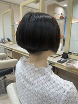 アッシュ 仙川店(Ash)&nbsp;20代ショート前下がり大人可愛い刈り上げボブ刈り上げショート