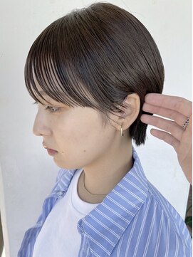 レターバイノベル(letter by novel) 大人ショートボブ丸みショートカットマッシュショート前髪あり