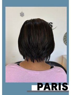 ワンポイント ウィズ パリス(One Point with Paris) ハイライト×ショートスタイル