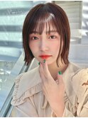 大人かわいいぱつっとボブ×美髪メルティカラー[横浜駅]