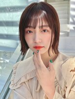 ロシェ 横浜店(loche)&nbsp;大人かわいいぱつっとボブ×美髪メルティカラー[横浜駅]