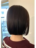 ミニボブ×酸性ストレート