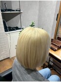 30代40代艶髪◎ブリーチカラー×大人ボブ