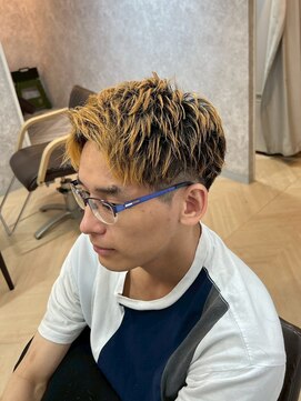 ラルス(Larus) サーフカール/スパイキーショート/ブルーブラック/本八幡