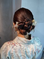 【カチモリ】結婚式/浴衣/着付/銀座/ヘアセット/アレンジ