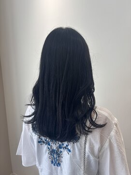 トリート 浦安店(TREAT) ミディアムレイヤー×ブルーブラック