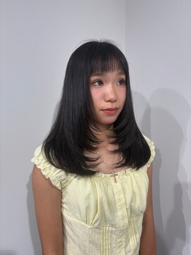 デビュー 沖縄泡瀬店(Debut) くびれヘア/アプリコットオレンジ/夏のヘアアレンジ/沖縄市