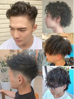 ジャム オードリー(Jam Audrey)の写真/【メンズパーマが得意！バーバースタイルも◎】ワンランク上の眉毛施術¥1650(毛流れパーマ※眉カット付)！