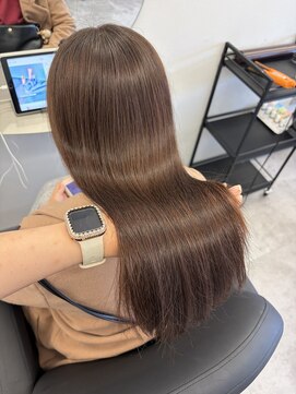 黒髪/クラゲヘアー/オリーブグレー/小顔/ココアベージュ/木更津