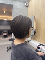 スト 静岡鷹匠(sto)&nbsp;着物ヘア/大人ガーリー/ダークアッシュ/似合わせカット/静岡鷹匠