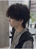 メンズウルフ/ウルフパーマ/シャドウパーマ